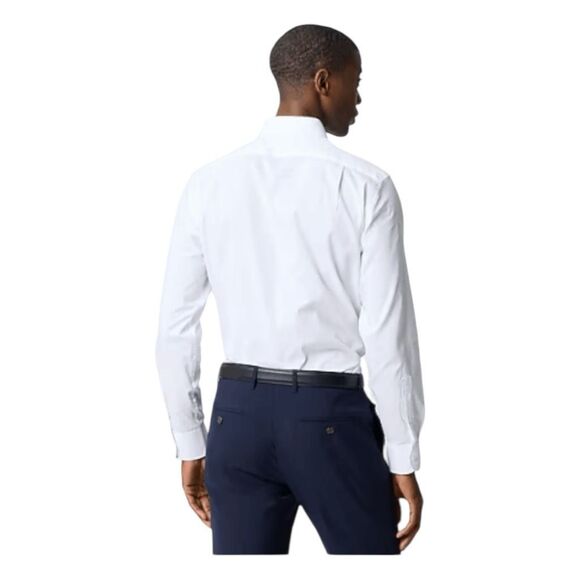 J. Crew Performance Slim Fit Dress Shirt White Button Down M - Picture 4 of 15